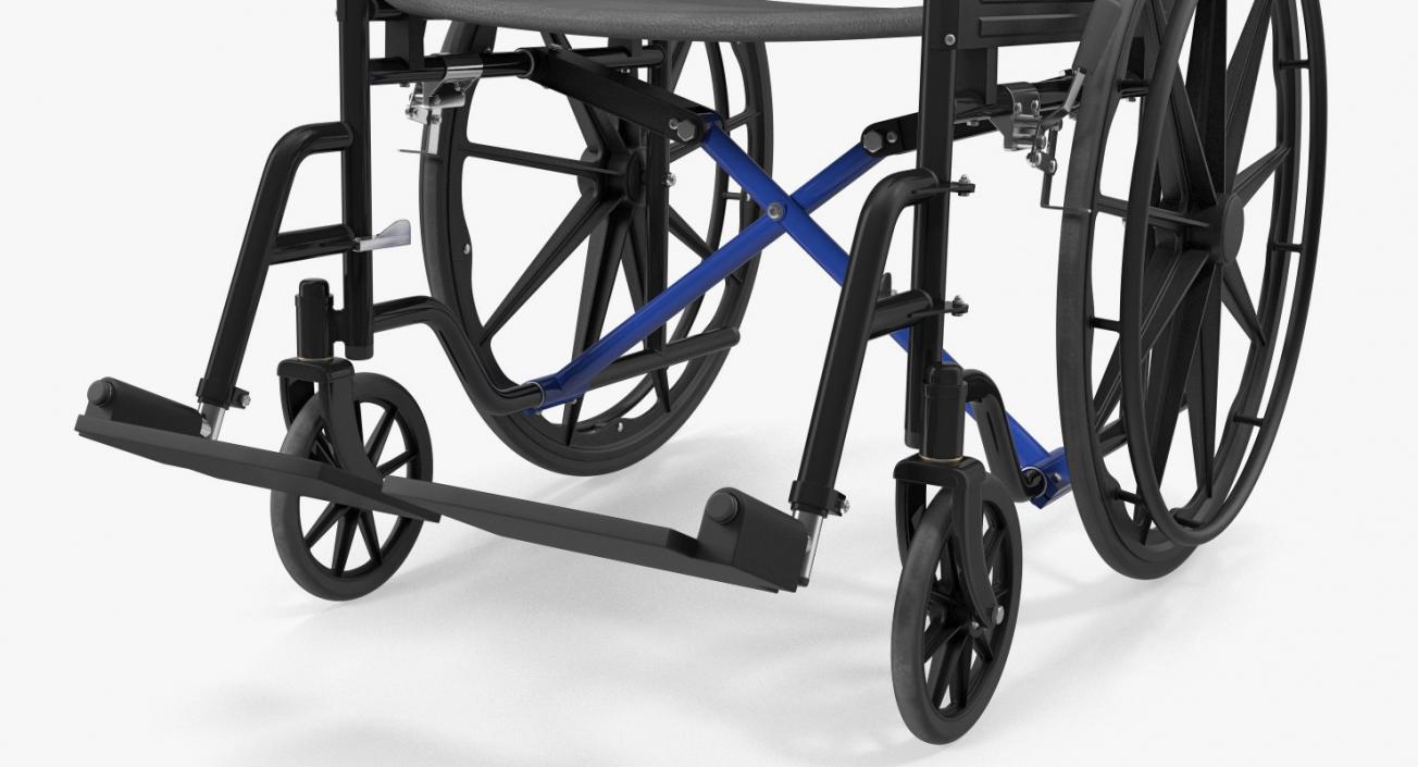 3D model Hydraulic Lift with Wheelchair