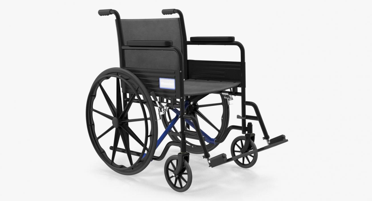 3D model Hydraulic Lift with Wheelchair