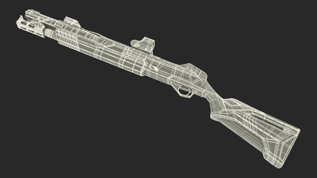 Modern Shotgun 3D model