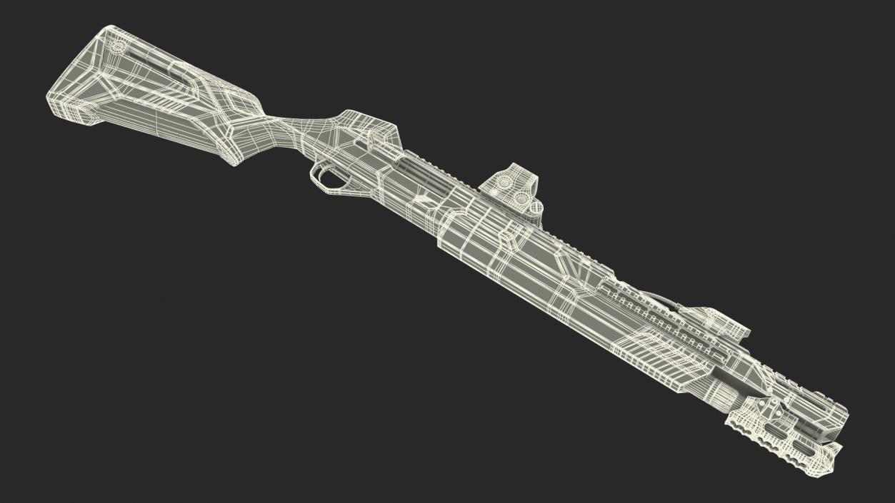 Modern Shotgun 3D model