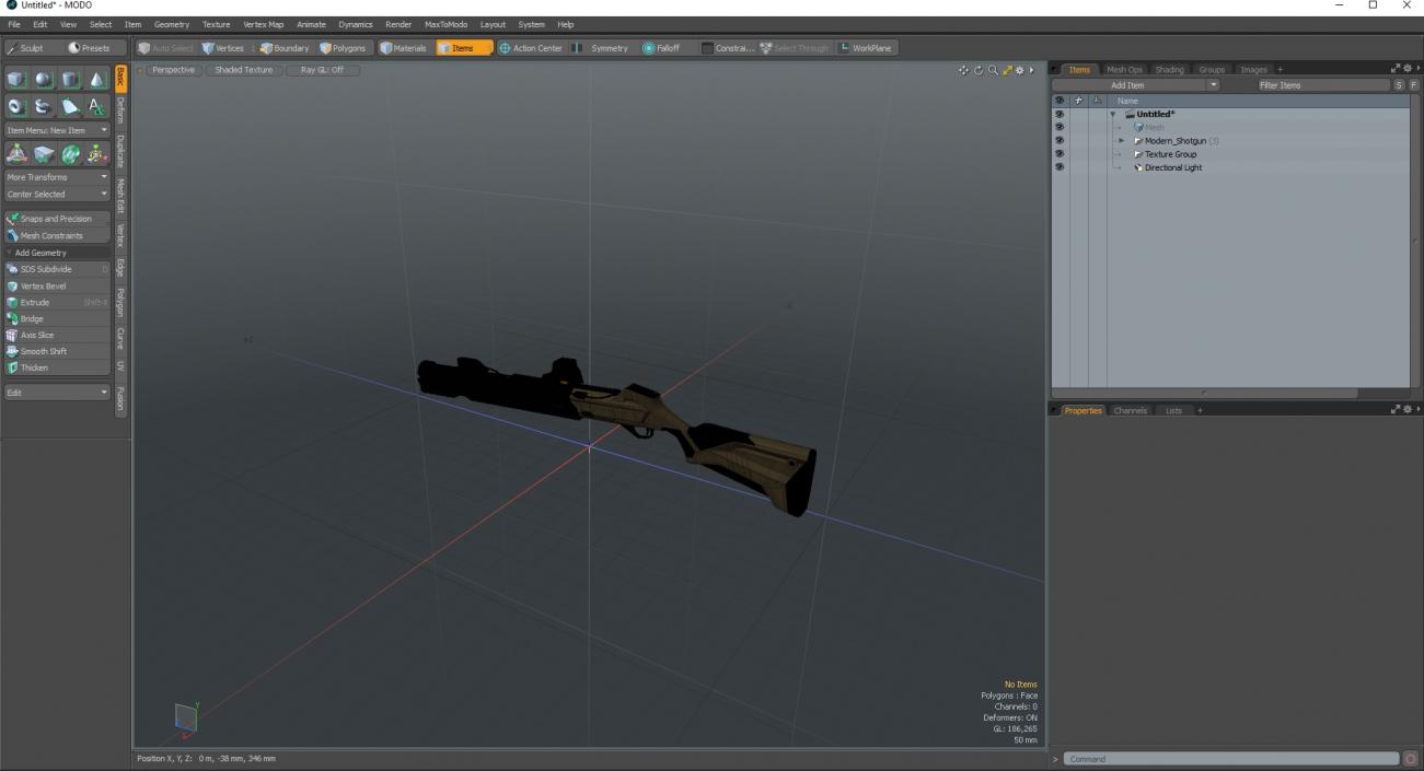 Modern Shotgun 3D model