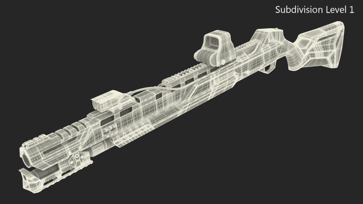 Modern Shotgun 3D model