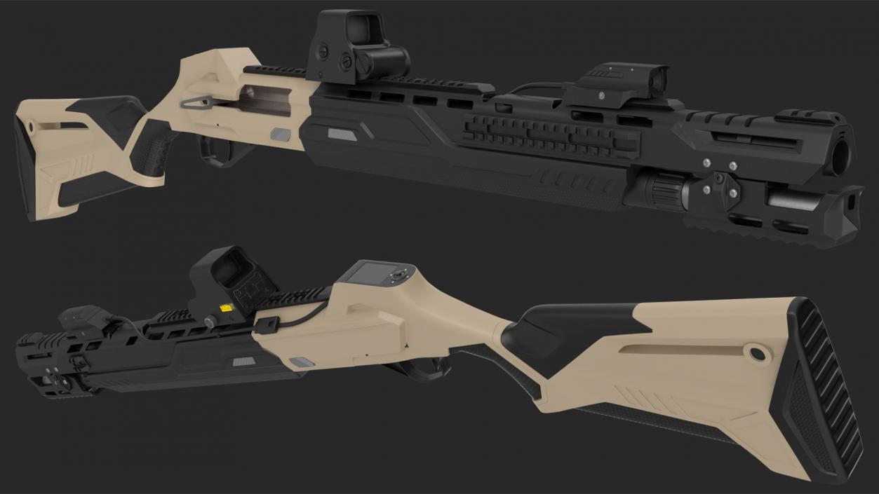 Modern Shotgun 3D model