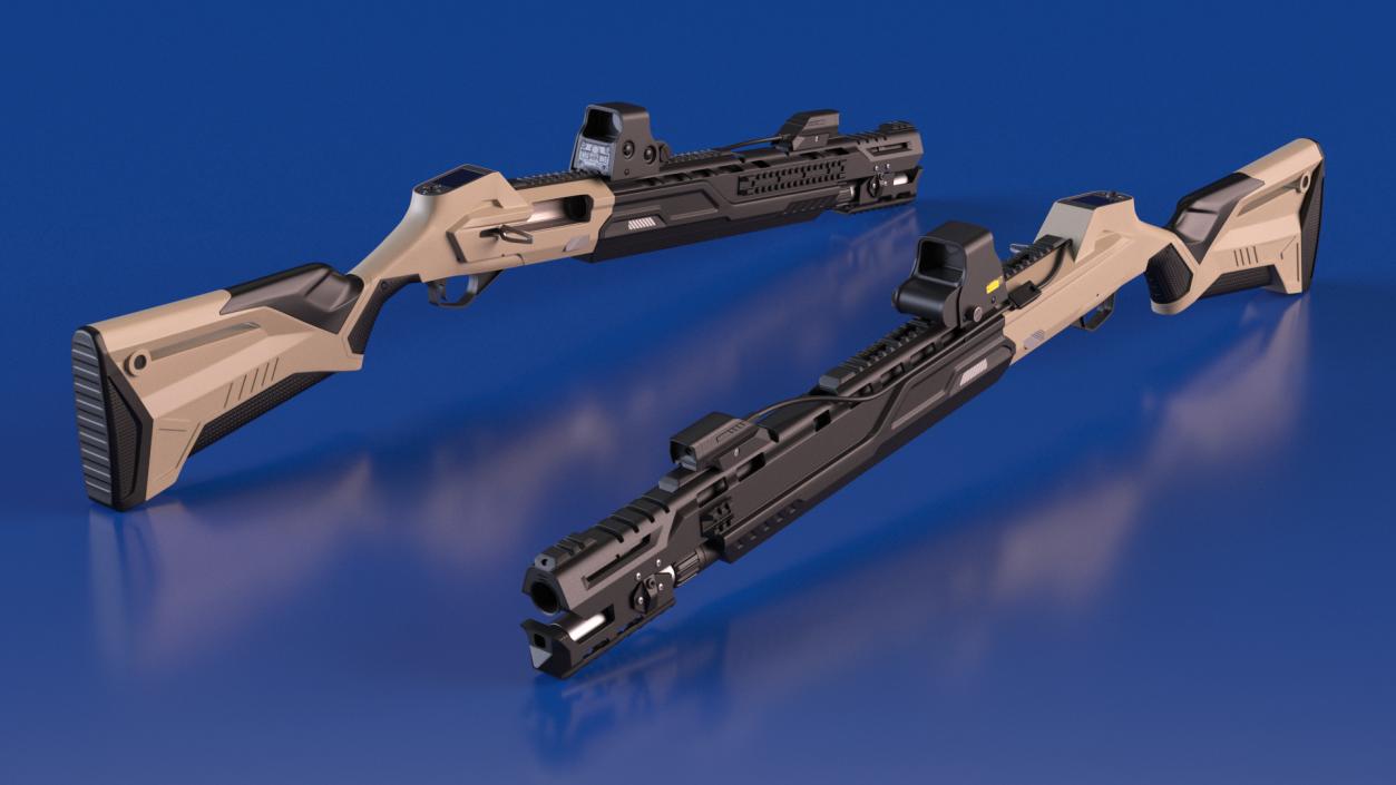 Modern Shotgun 3D model