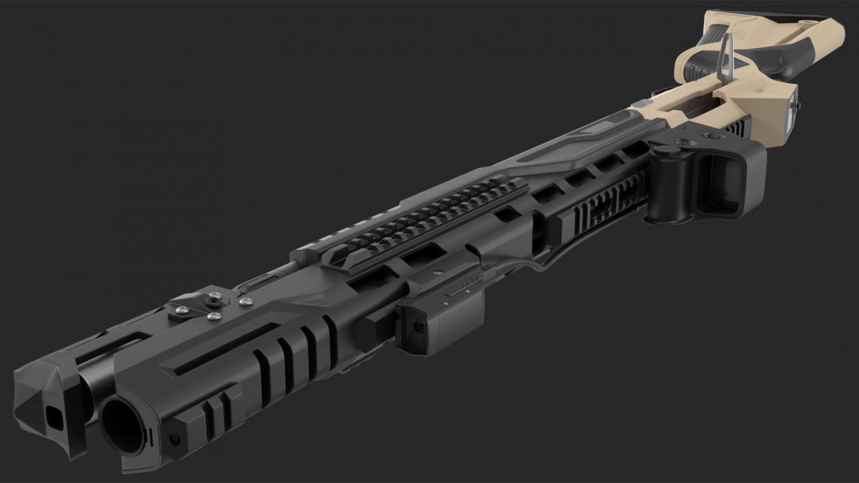 Modern Shotgun 3D model