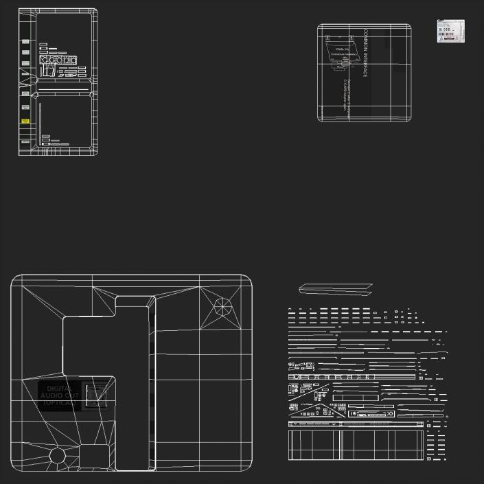 3D Modern Flat Screen Samsung