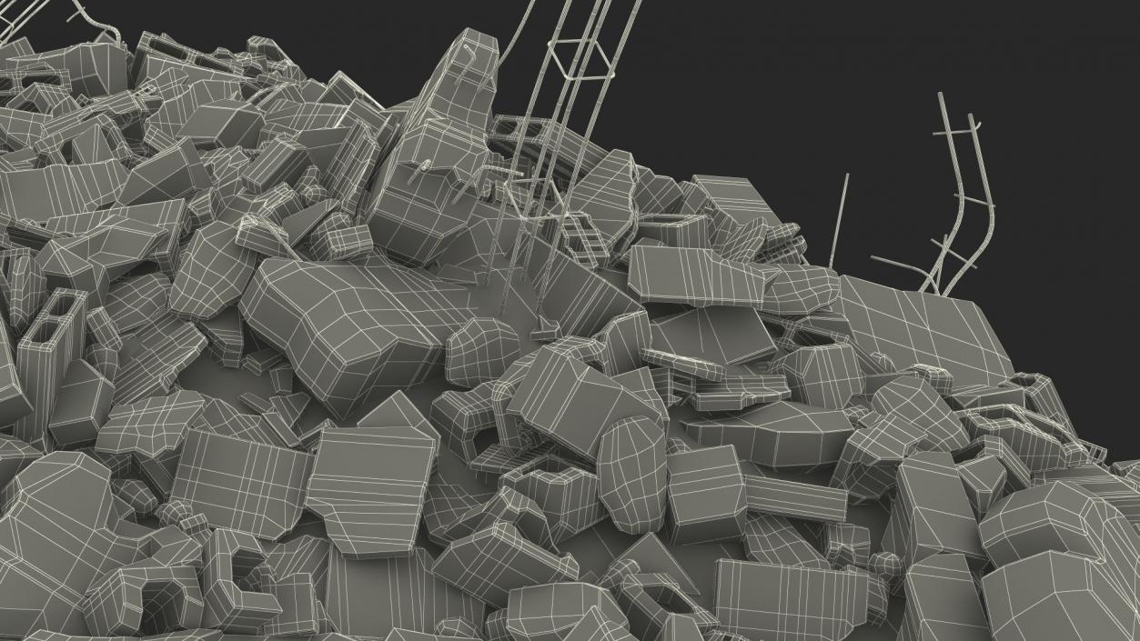 3D model Concrete Dump 2