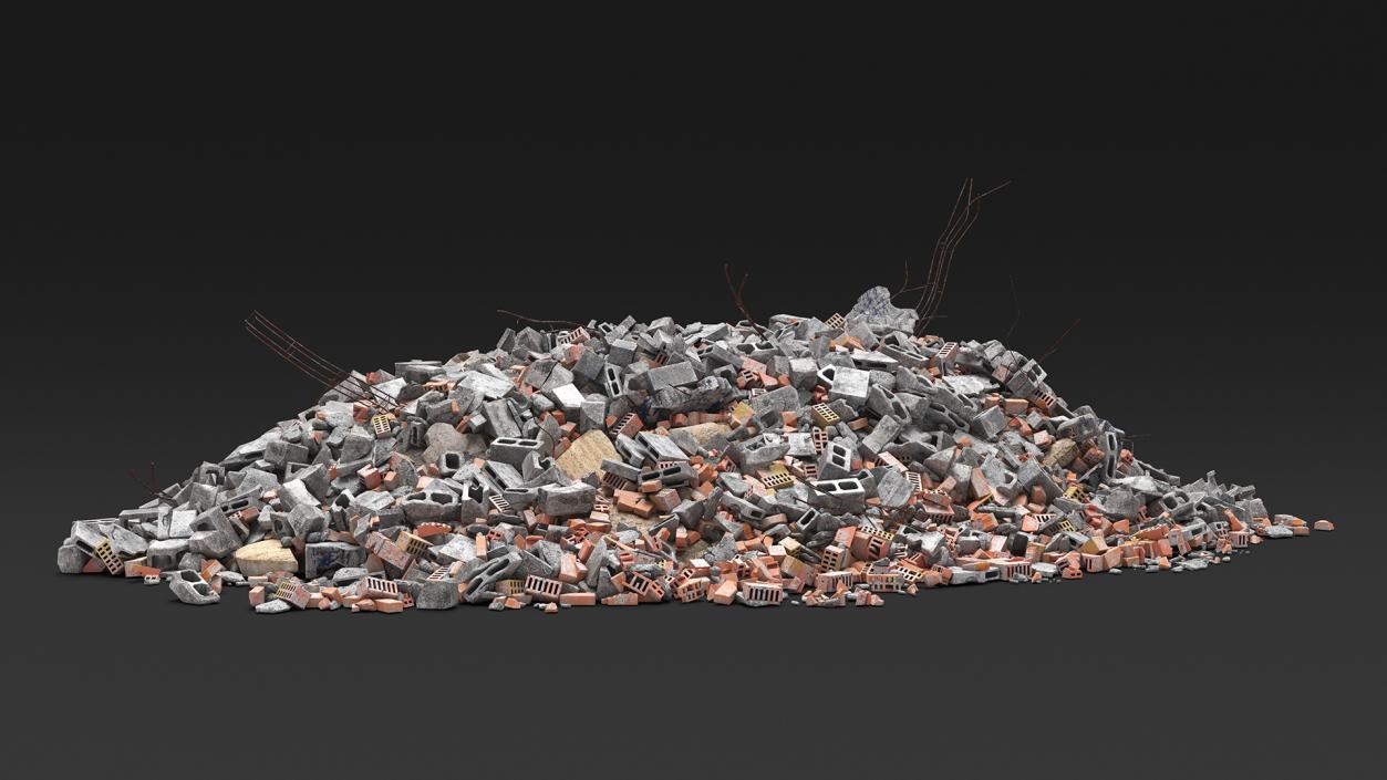 3D model Concrete Dump 2