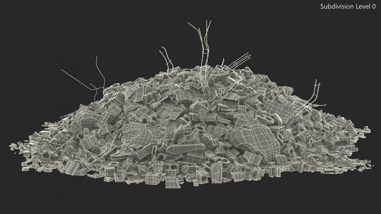 3D model Concrete Dump 2