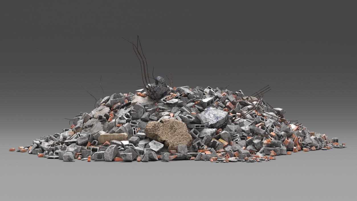 3D model Concrete Dump 2