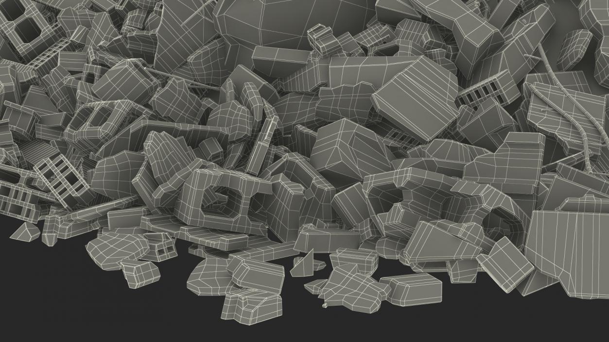 3D model Concrete Dump 2