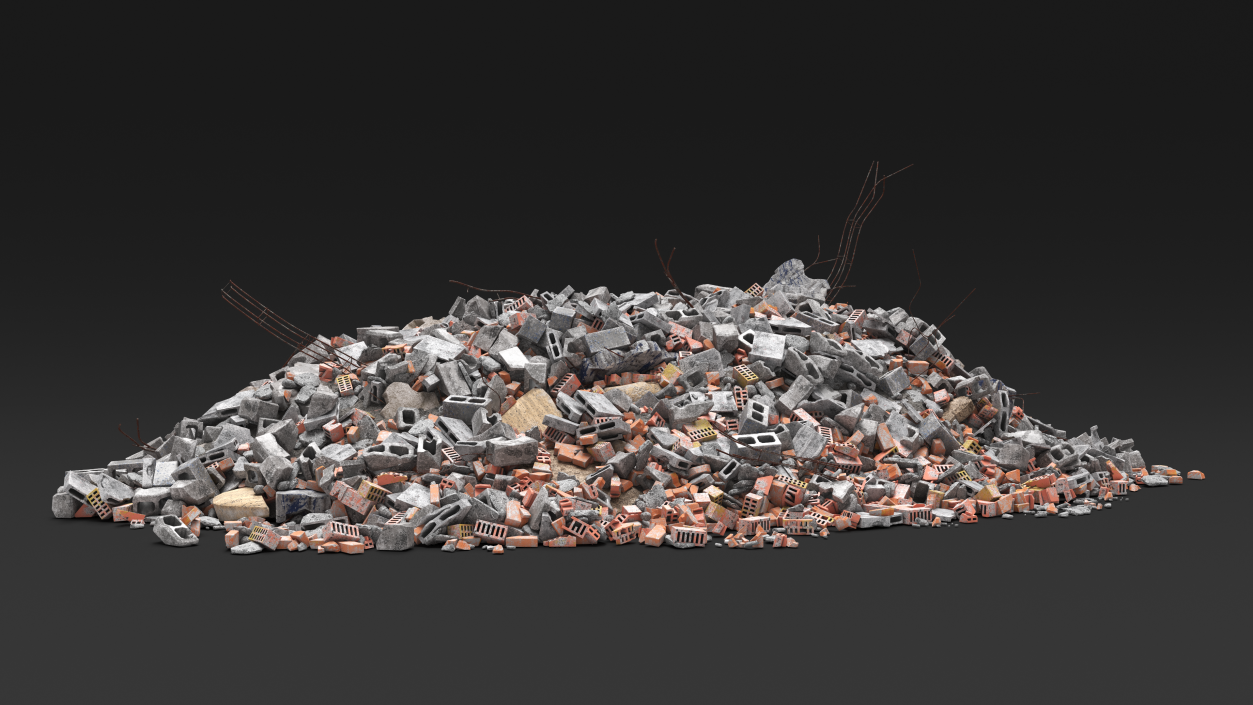 3D model Concrete Dump 2