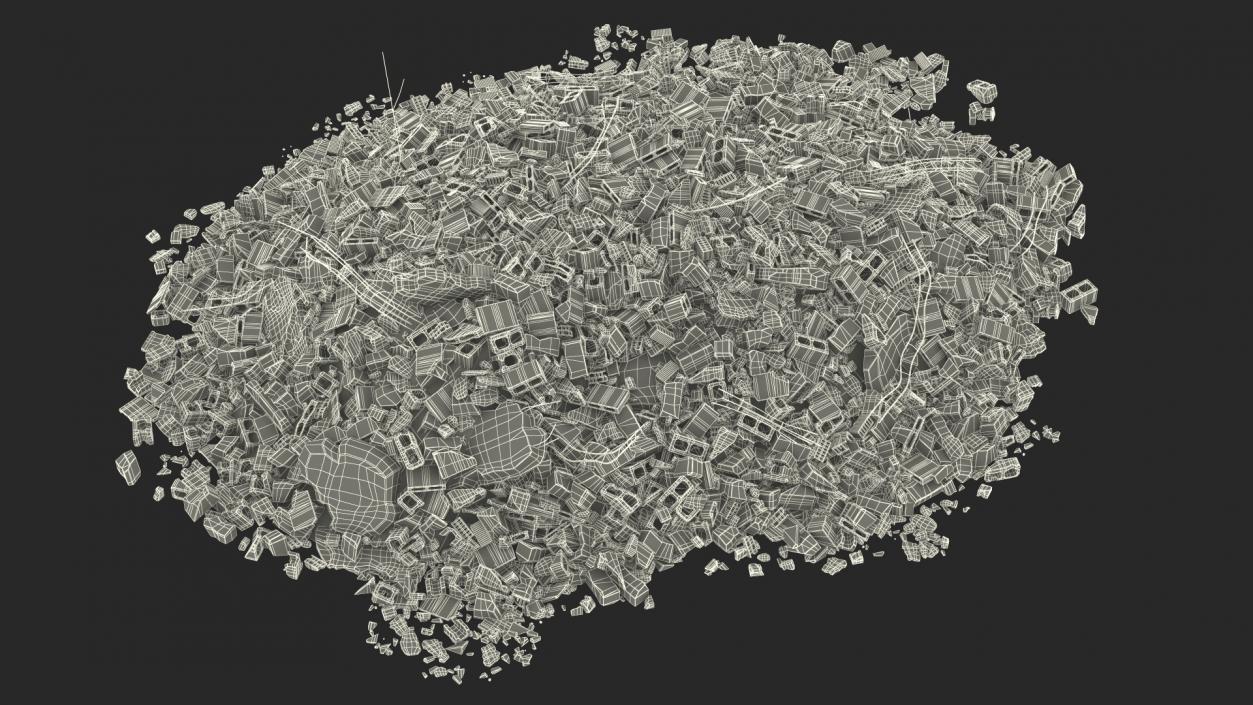 3D model Concrete Dump 2