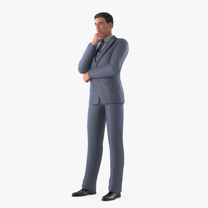 3D Businessman Rigged model