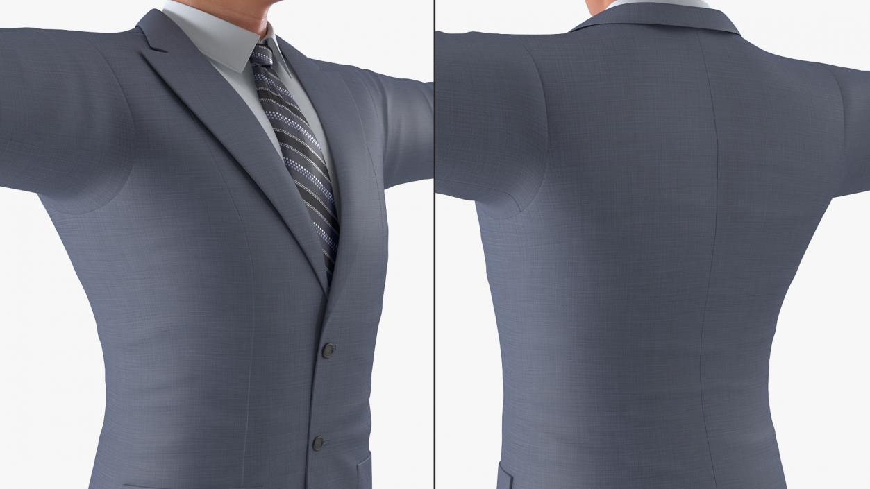 3D Businessman Rigged model