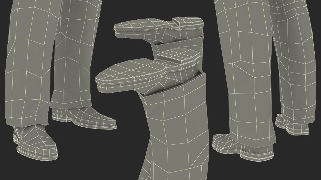 3D Businessman Rigged model