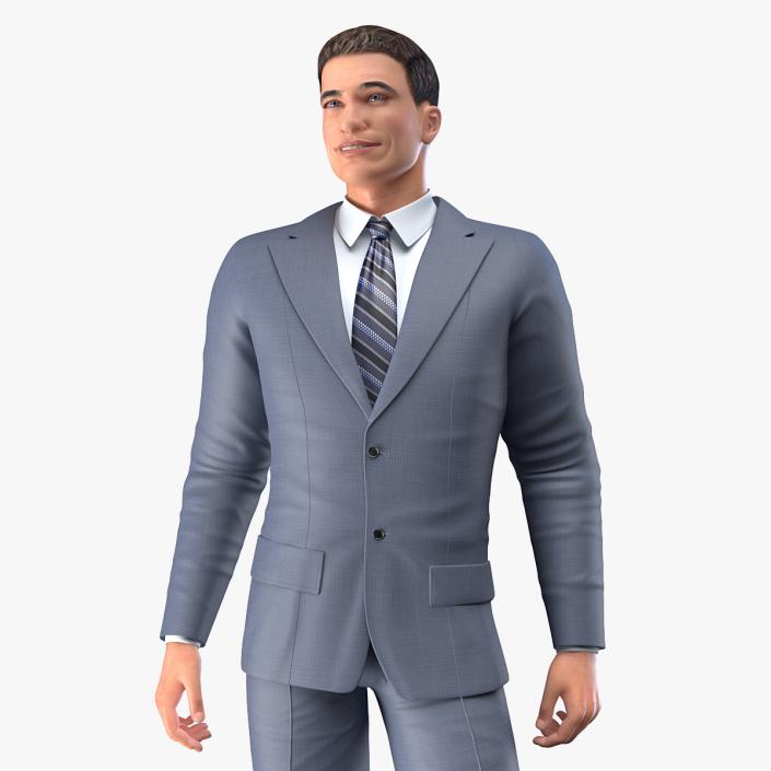 3D Businessman Rigged model