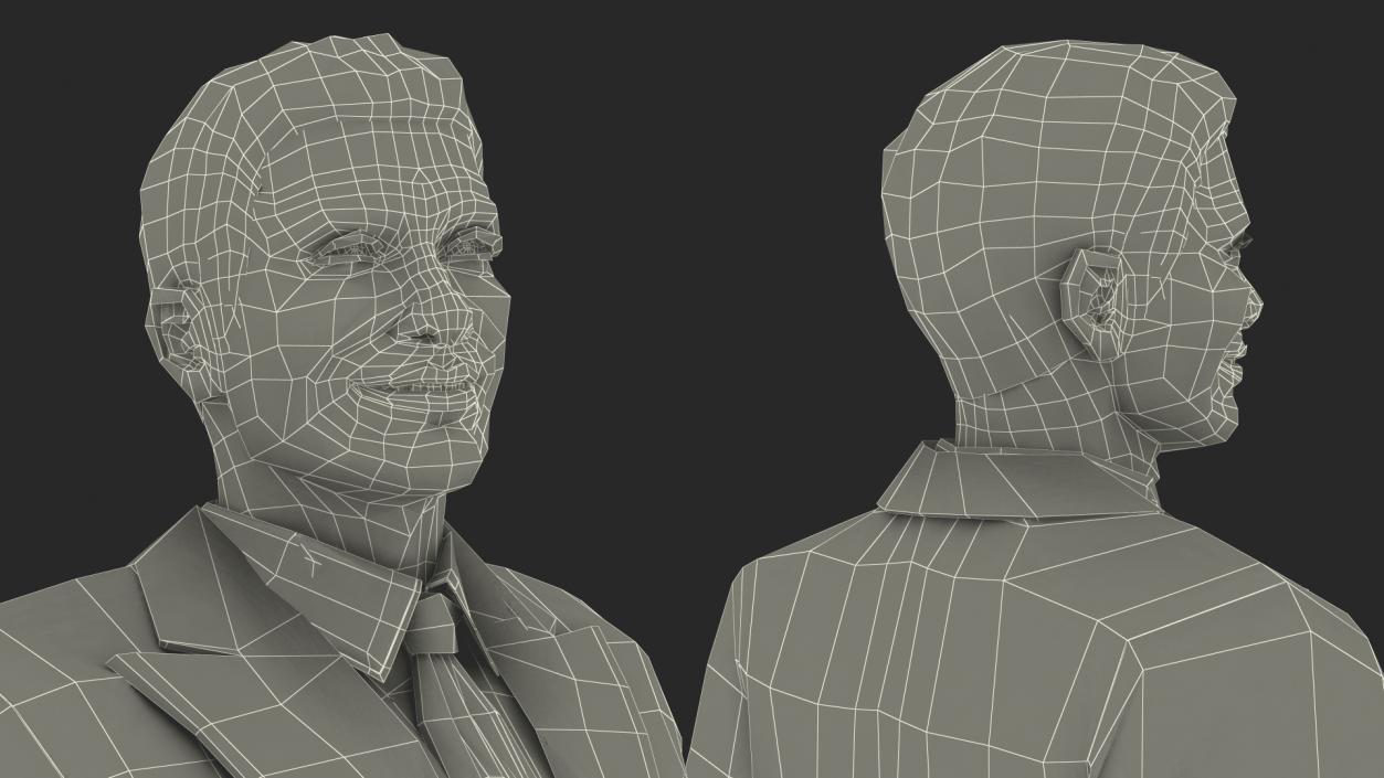 3D Businessman Rigged model