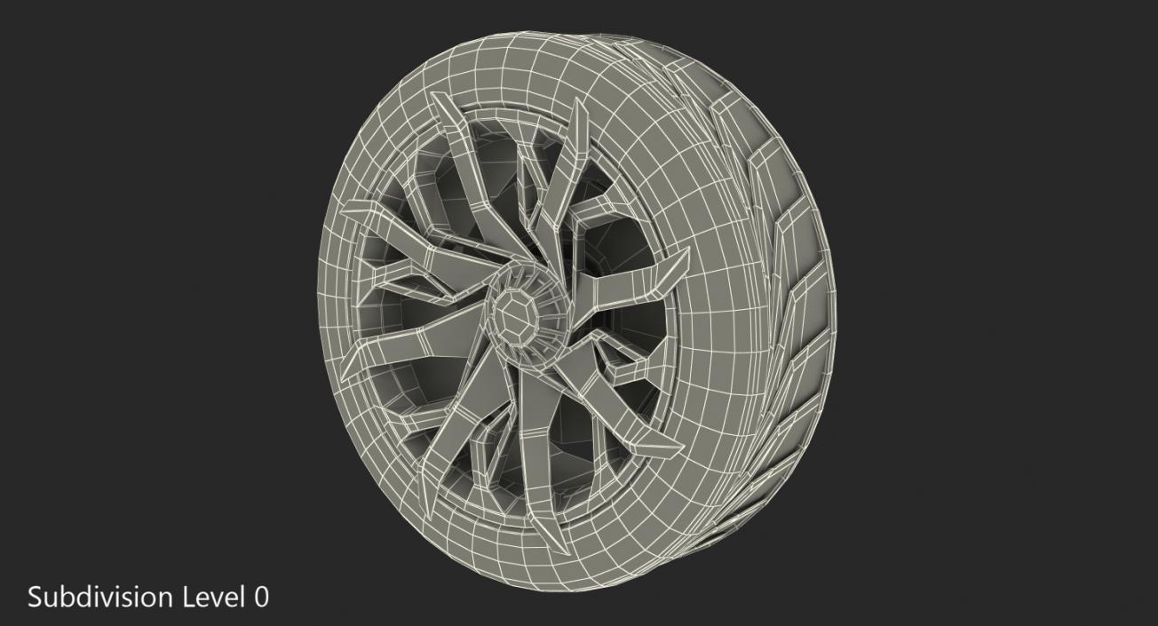 3D Concept Wheel model