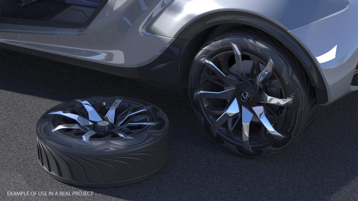 3D Concept Wheel model