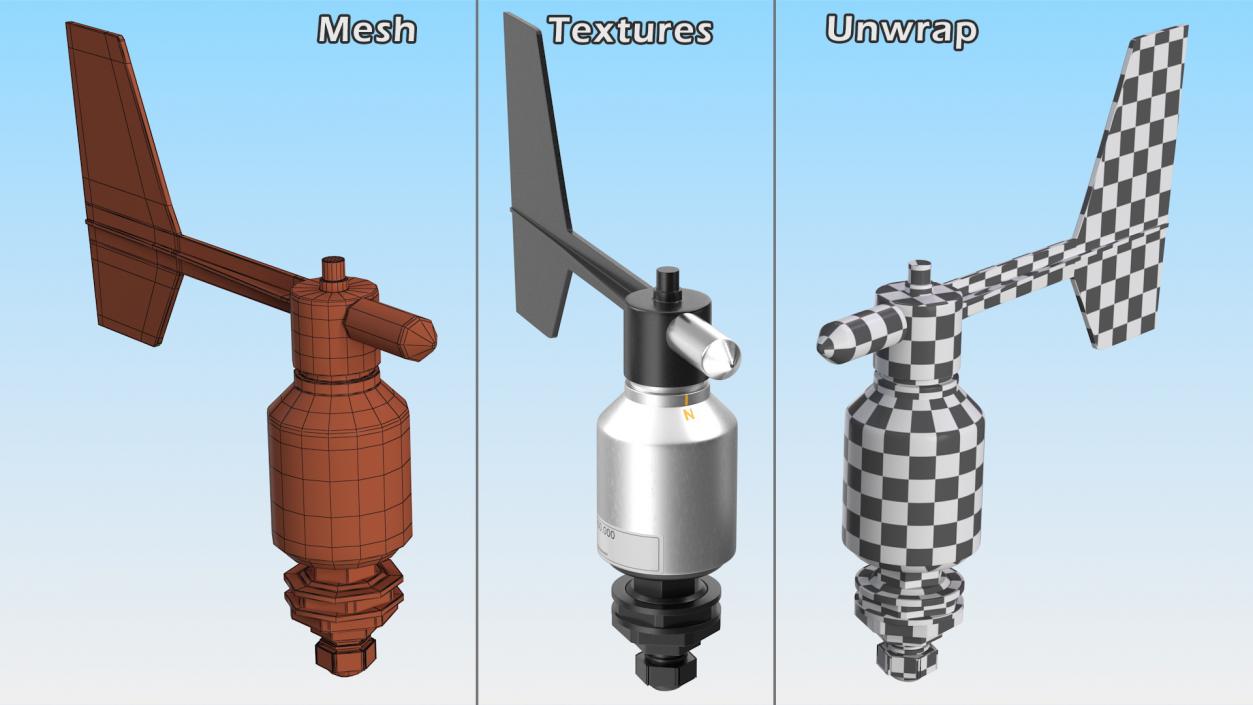 3D Wind Direction Sensor Transmitter model