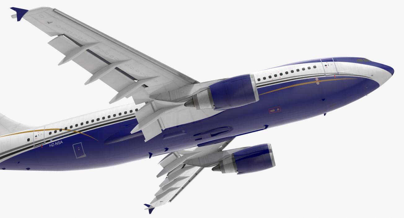 Airbus A310-300 Rigged 3D