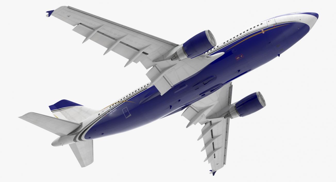 Airbus A310-300 Rigged 3D