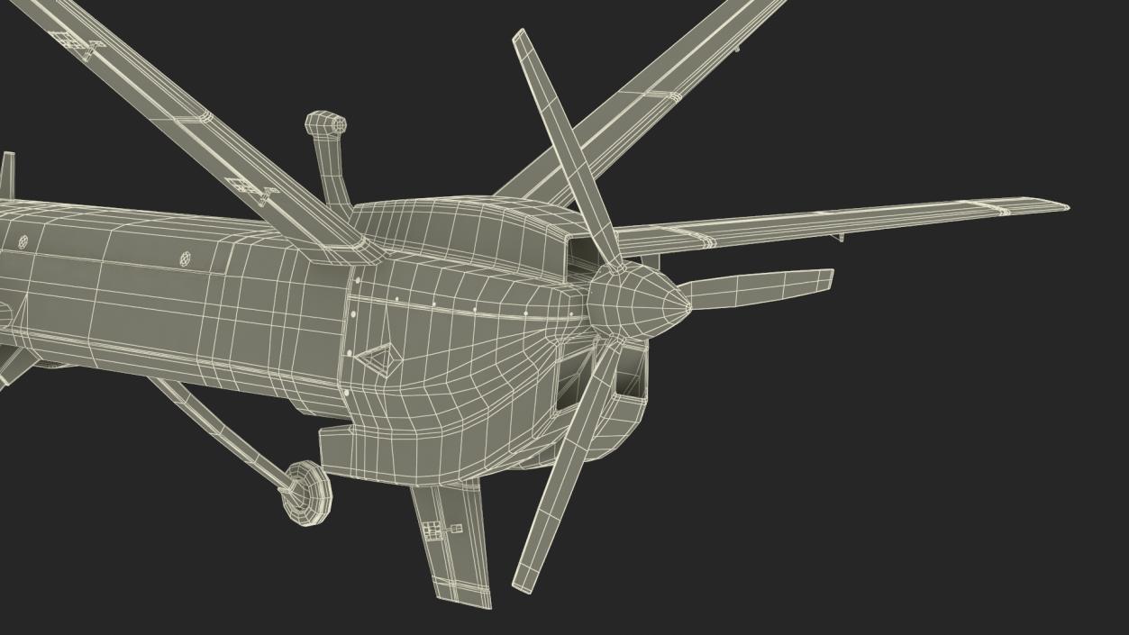 3D Iranian Dron Qods Mohajer 11 model