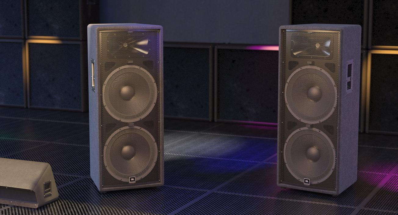 JBL JRX Speaker System 3D