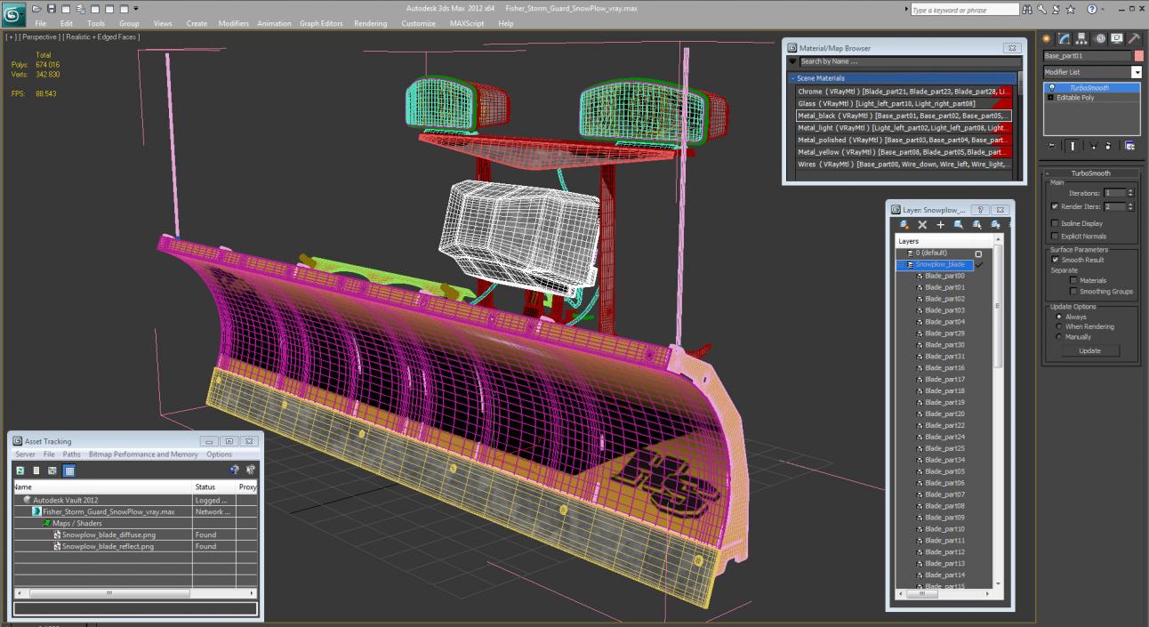 Fisher Storm Guard SnowPlow 3D