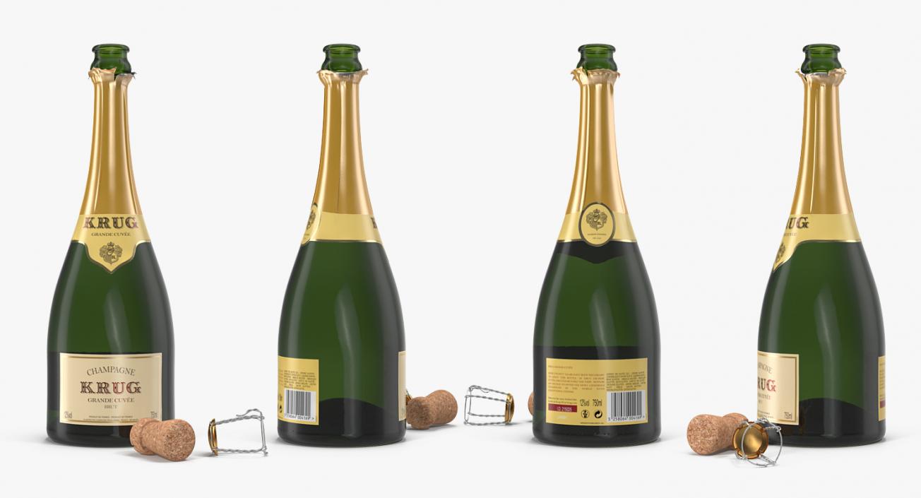 Champagne Accessories Collection 3D