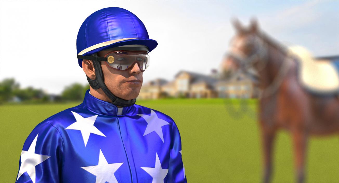 3D Horse Racing Jockey Helmet