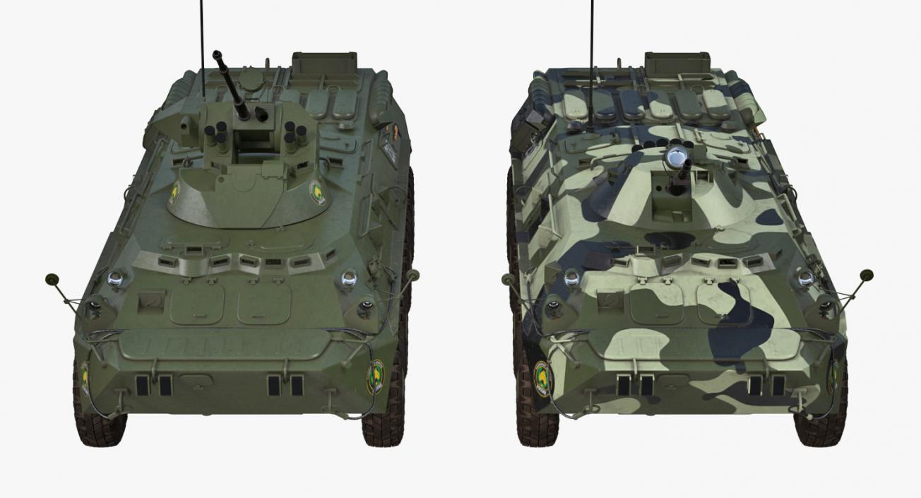 3D Russian Armoured Rigged Vehicles Collection model