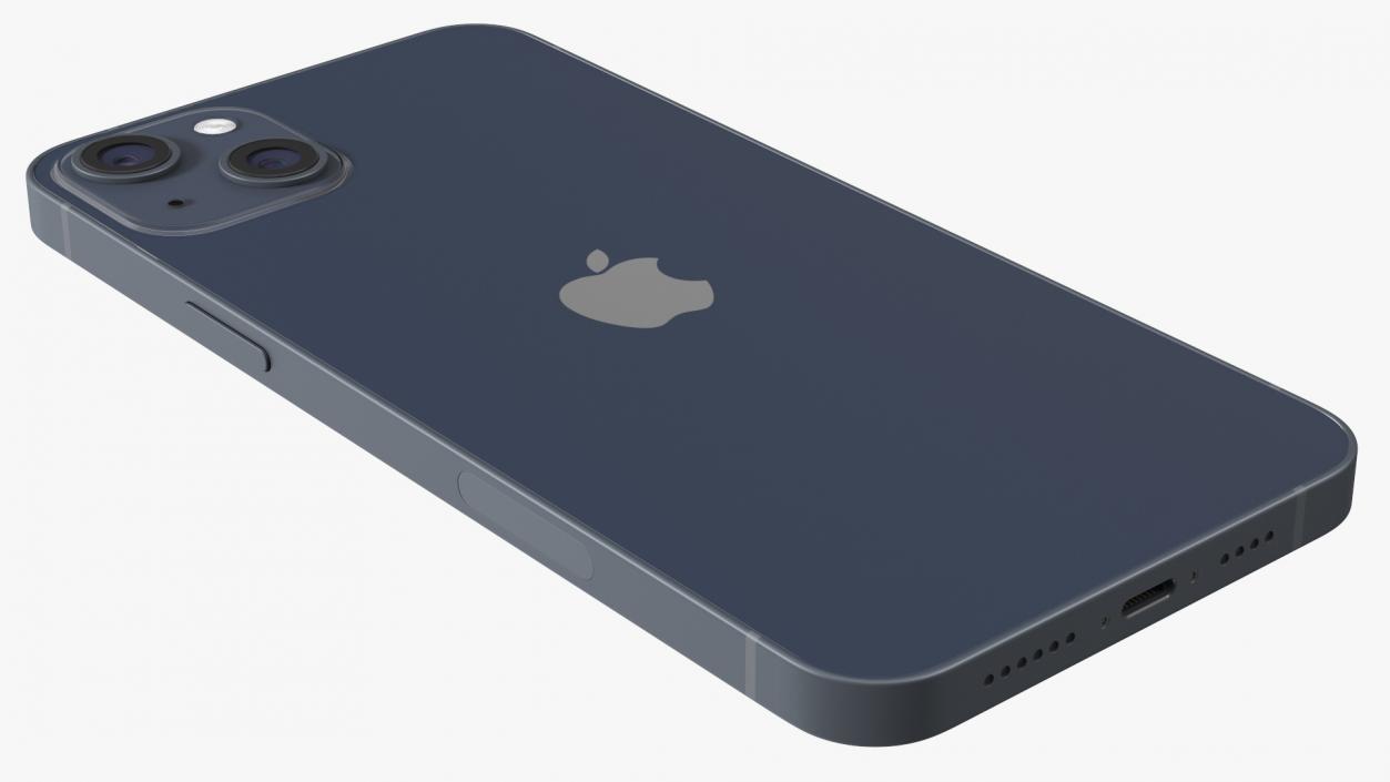 Apple iPhone 14 Plus Midnight 3D model