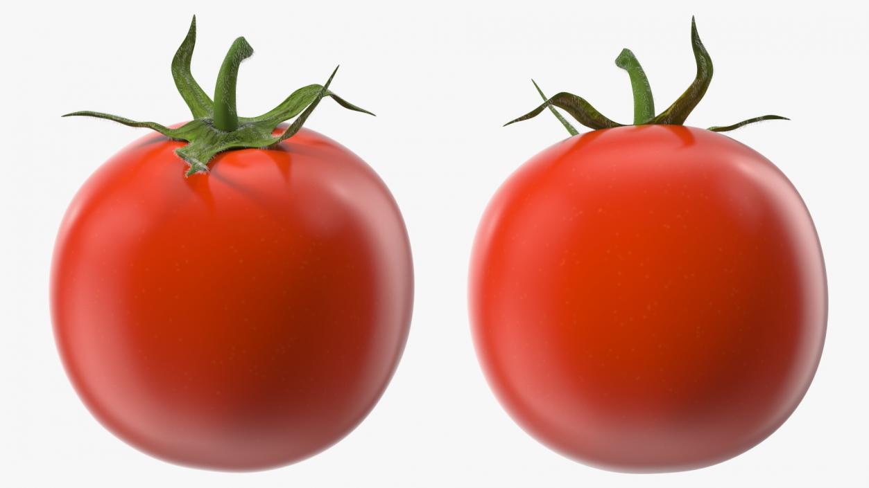 3D Red Cherry Tomato Fur