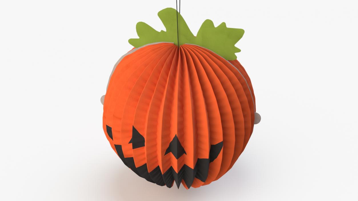 3D model Halloween Pumpkin Paper Decorations