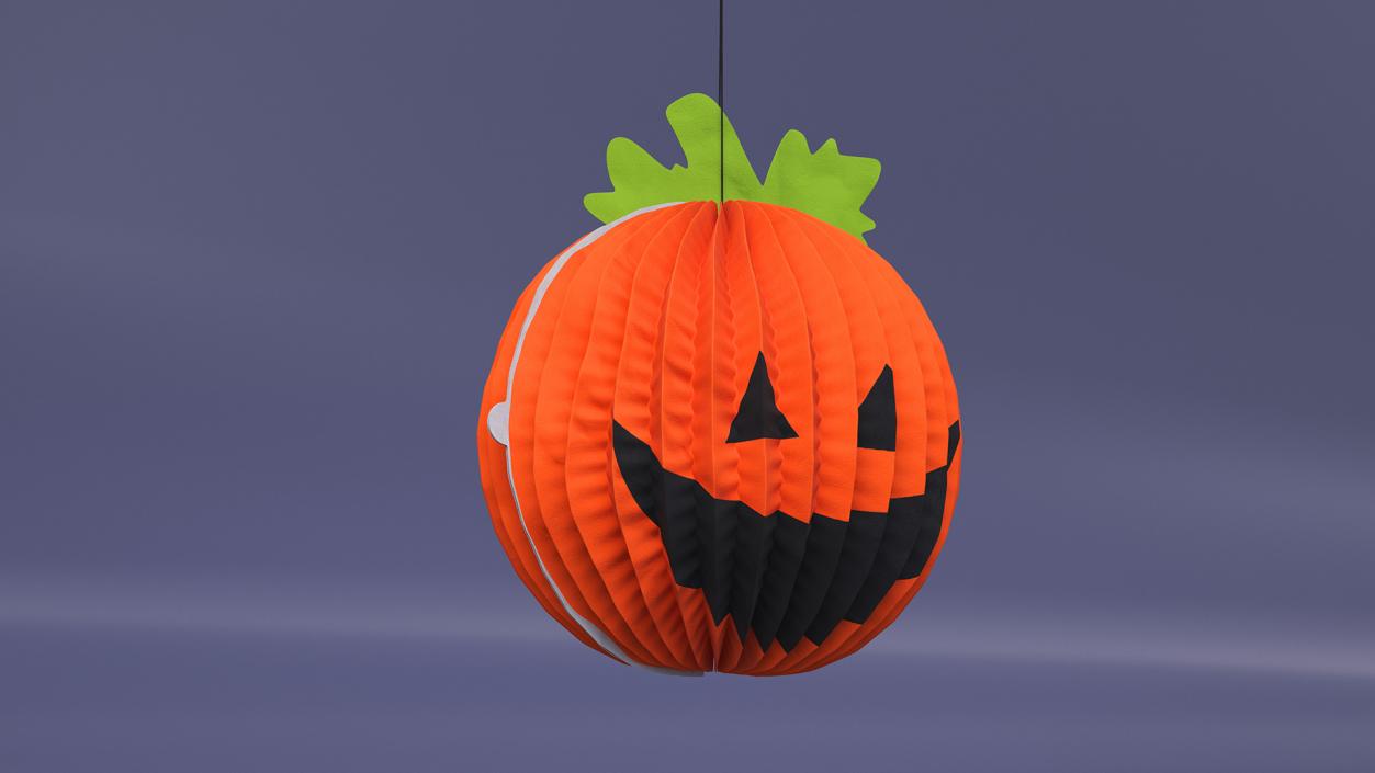 3D model Halloween Pumpkin Paper Decorations