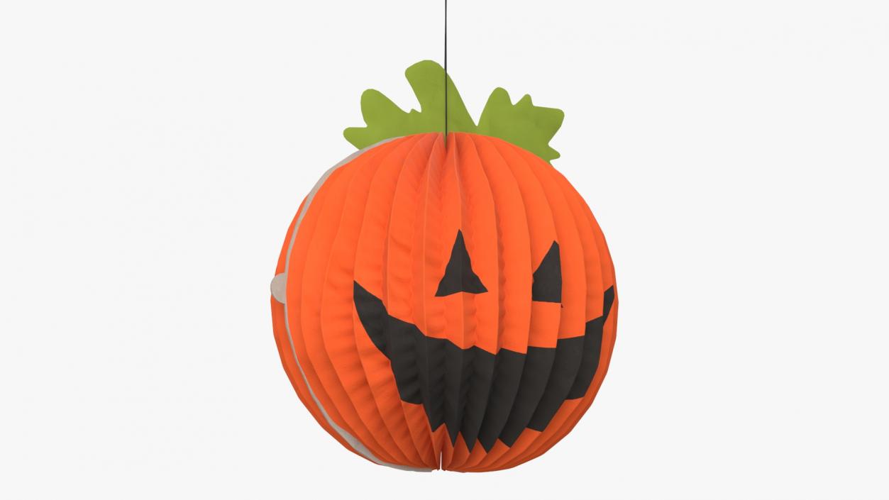 3D model Halloween Pumpkin Paper Decorations