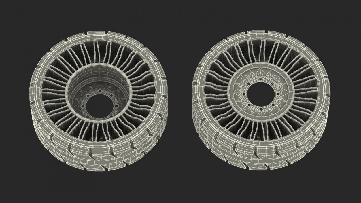 Michelin X Tweel Hard Surface Tire 3D model