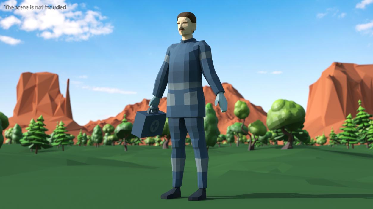 3D Low Poly Characters  Collection