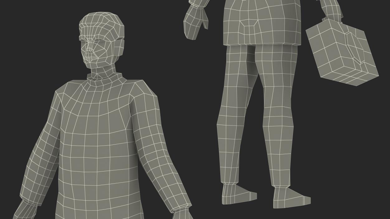 3D Low Poly Characters  Collection