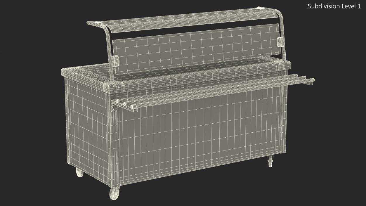 Module First and Second Courses Self Service Line 3D model