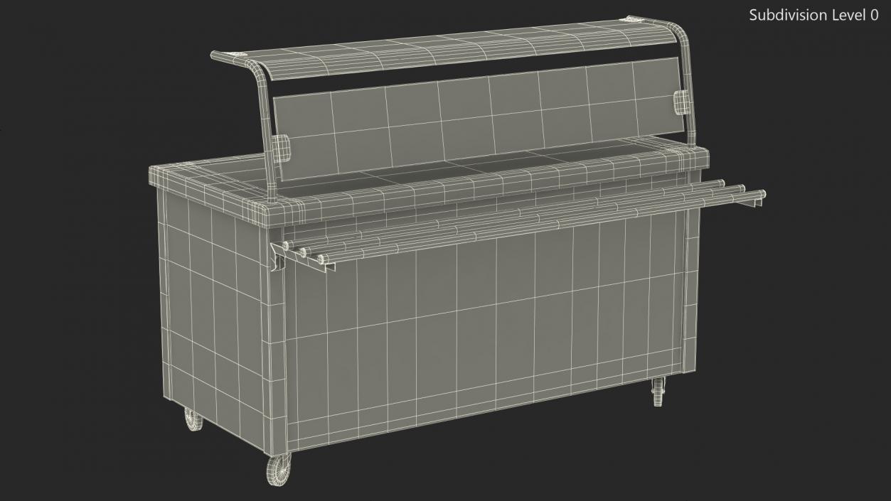 Module First and Second Courses Self Service Line 3D model