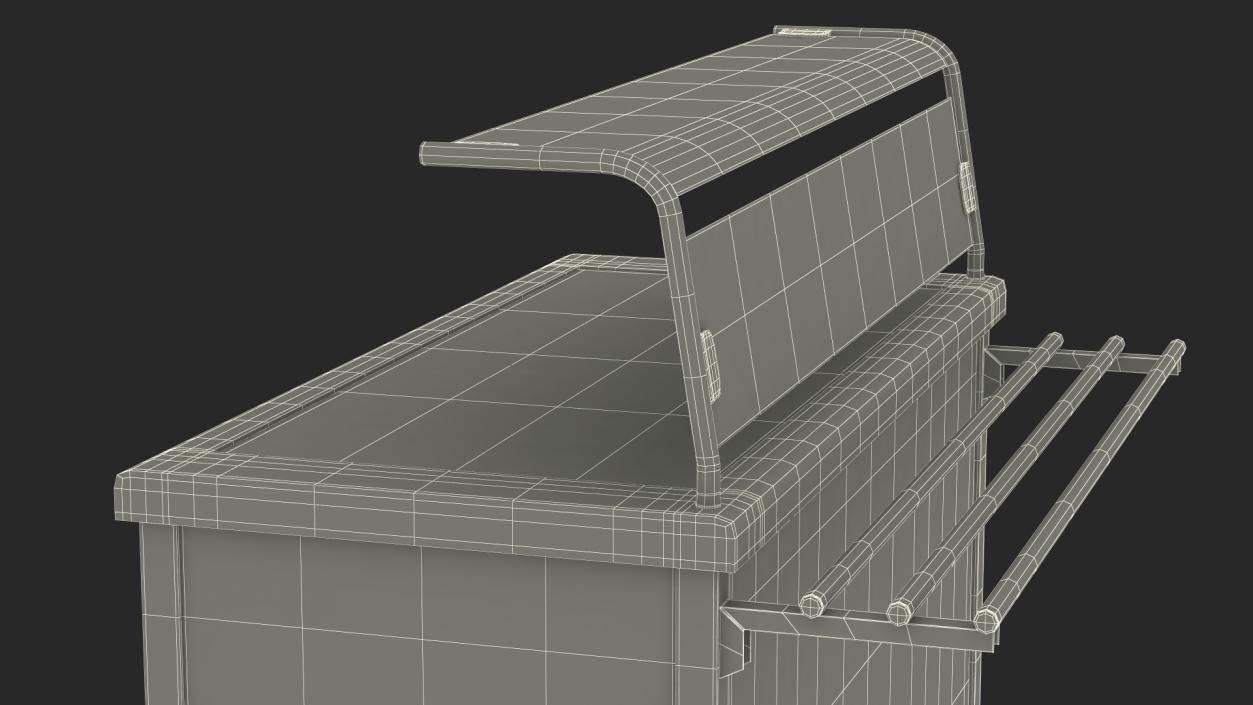 Module First and Second Courses Self Service Line 3D model