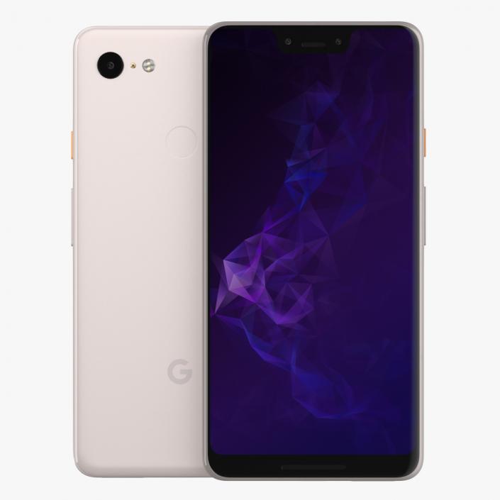 3D model Gold Pixel 3XL Smartphone