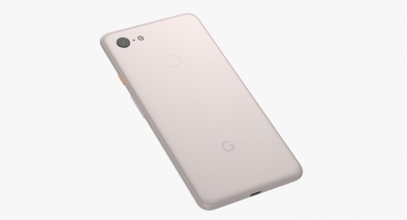 3D model Gold Pixel 3XL Smartphone