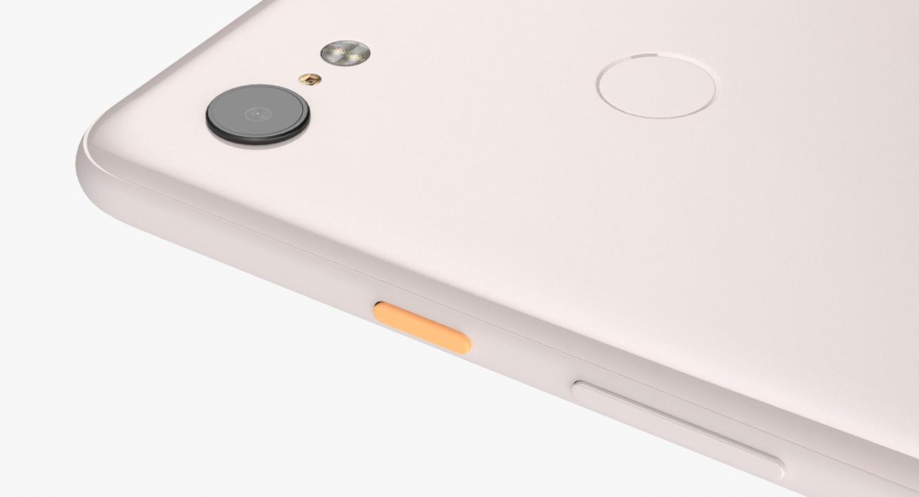 3D model Gold Pixel 3XL Smartphone