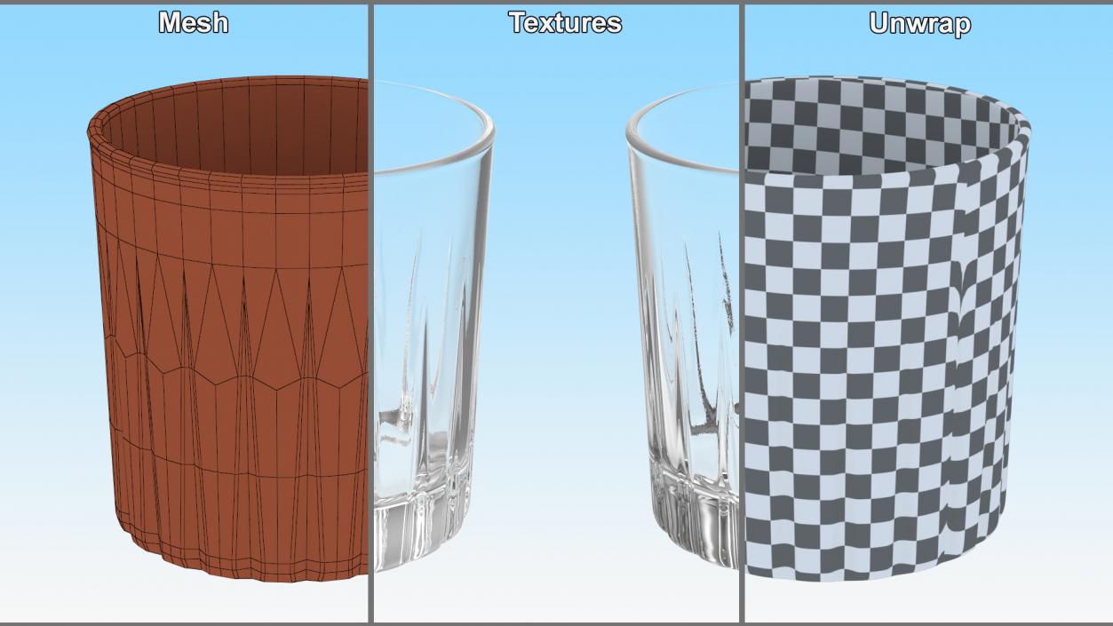 Highball Glasses Collection 3D