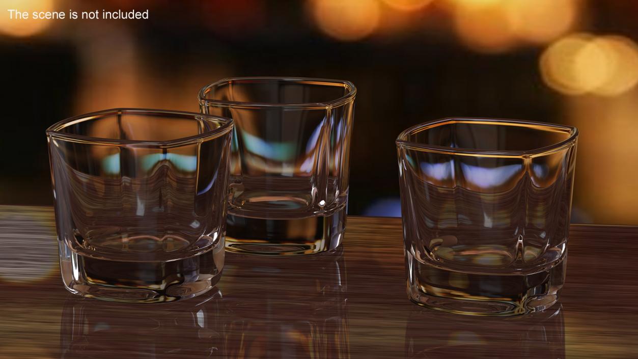 Highball Glasses Collection 3D