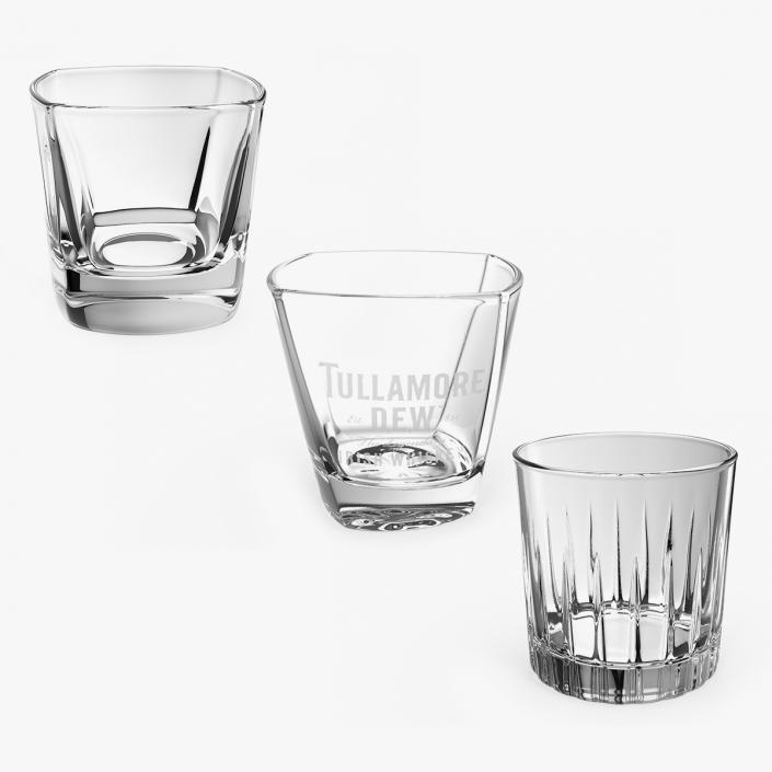 Highball Glasses Collection 3D